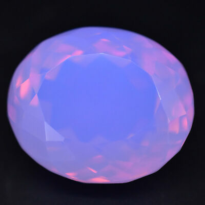 #ad 119.95 Ct Natural Australian Purple Pink Opal Oval Certified Loose Gemstone $55.29