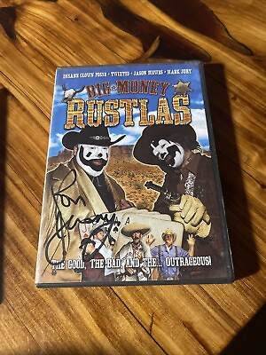#ad Big Money Rustlas DVD 2010 VG ICP Insane Clown Posse Ron Jeremy Autograph $50.00