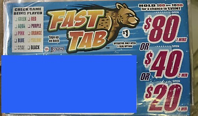 #ad NEW pull tickets Fast Tab Flash Seal Card Tabs $32.00
