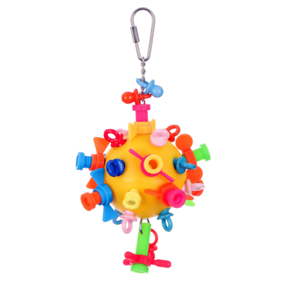 #ad Screwball Medium Bird Toy Parrot Toy. Shreddable Bird Toy Bird Challenge Toy $19.99