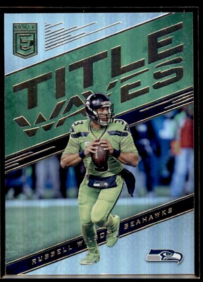 #ad 2017 Elite Title Waves Russell Wilson Seattle Seahawks #7 $2.29