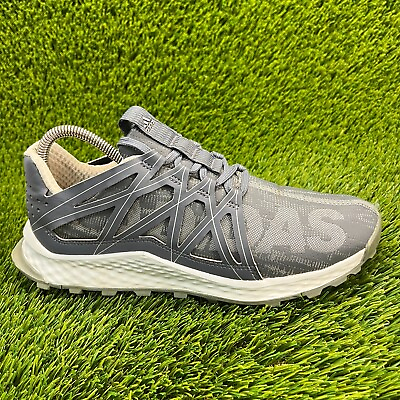 #ad Adidas Vigor Bounce Mens Size 7 Gray Athletic Running Shoes Sneakers B42764 $39.99