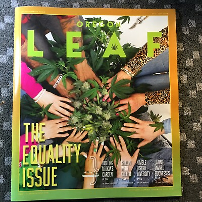 #ad Oregon Leaf Magazine June 2022. Oregon Canabis Magazine. Marijuana Magazine $2.79