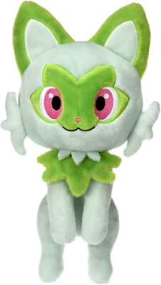 #ad TAKARA TOMY Pokemon Pocket Monster Hug Plush Doll Sprigatito 37cm Stuffed Toy $58.75
