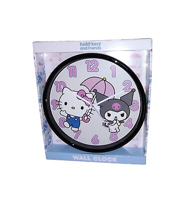#ad Sanrio Hello Kitty and Friends Analog Wall Clock New $27.99