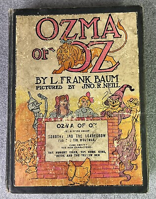 #ad OZMA OF OZ by L Frank Baum Popular Edition hardcover Dated 1907 WIZARD OF OZ $99.00