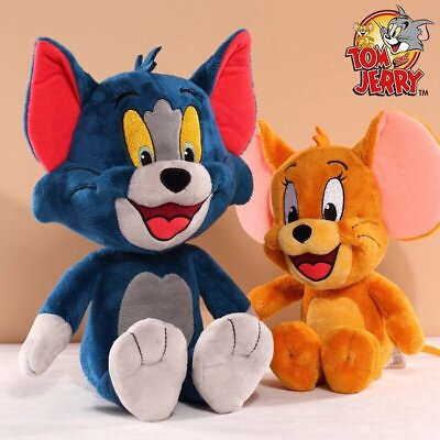 #ad Tom and Jerry doll cute soothing plush toy baby sleeping pillow children gift $42.99