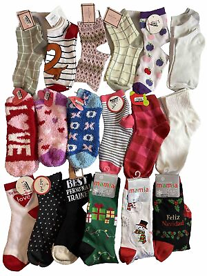 #ad 20 Pair Women’s Variety New Socks Size 9 11 $10.00