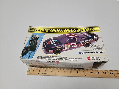 #ad NASCAR Dale Earnhardt Fone Goodwrench Tel Com Phone Model DALE 3 New Open Box $12.00