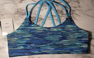 #ad Champion Sports Bra For Girls Youth Wirefree Stretch Duo Dry Size XL Blue $15.00