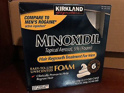 #ad Kirkland Hair Regrowth Treatment 5% Minoxidil Foam for Men 6 Months Supply $65.95