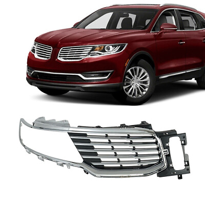#ad FO1200597 Fits for Lincoln MKX 2016 2018 Chrome Grille Front Bumper Right Side $220.00