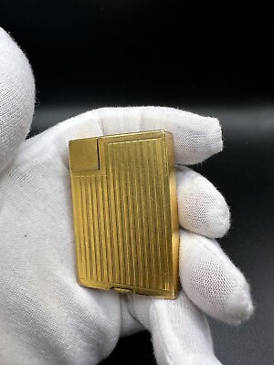 #ad Dunhill Savory Lighter Gold Plated $315.00