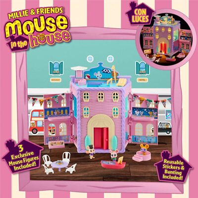 #ad Millie and Friends Mouse in The House CO07396 Playset Great Hotel Stilton Hamper $75.18