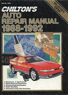 #ad Chilton#x27;s Auto Repair Manual 1988 1992 Collectors Edition Ford Chrysler GM $34.99