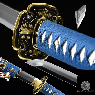 #ad Sharp Japanese Shrine Tachi Samurai Sword Katana Kobuse Jihada Forged Steel#2254 $2105.45