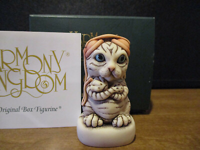 #ad Harmony Kingdom Major Tom V1 Hear No Evil Cat UK Made Figurine $29.00