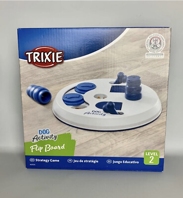 #ad TRIXIE Dog Activity Flip Board Level 2 Dog Puzzle Interactive Toy $14.00