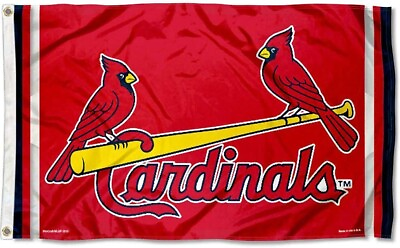#ad St. Louis Cardinals Flag Large 3x5 Banner Logo Baseball MLB FREE SHIPPING $12.98