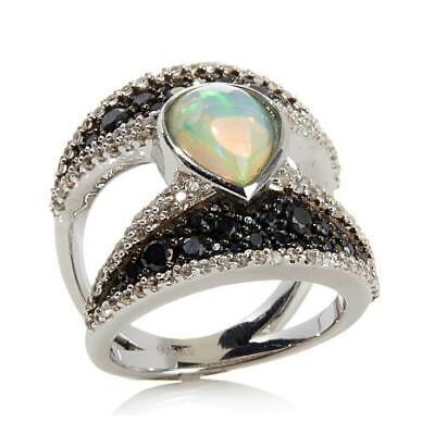 #ad HSN Rarities Carol Brodie Ethiopian OpalSpinelZircon Sterling Ring Size 5 $300 $162.91