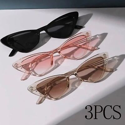 #ad quot;2024 HOT GIRL SUMMER: CAT EYE SUNGLASSES BUNDLE WITH UV400 PROTECTION quot; $14.99