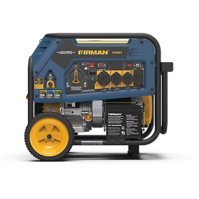#ad FIRMAN T07571F 9400 7500W Tri Fuel Electric Start Portable Generator 50A $699.99