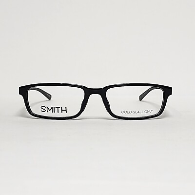 #ad Smith Traverse Men#x27;s Rectangular Glasses in Shiny Black Size: 54mm $69.99