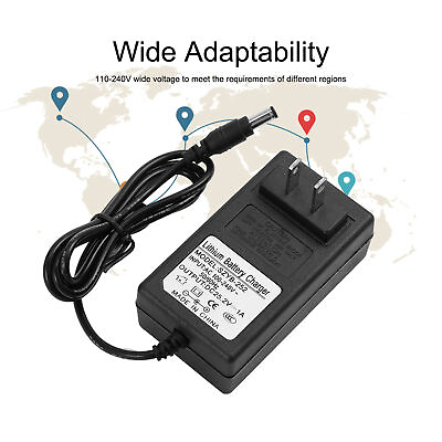 #ad 25.2V 1A Battery Charger Power Adapter Charging Power Supply US Plug 110 240V $7.98