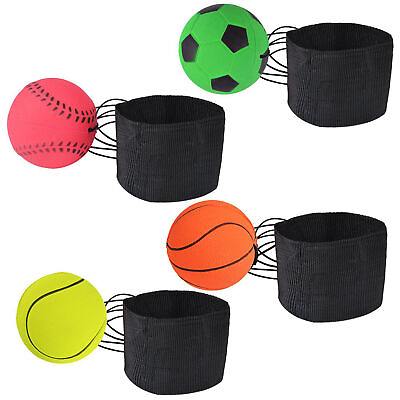 #ad Baseball on a String High Elastic Bounce Back with String Rebound Wrist Ball $9.01