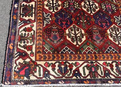 #ad Geometric Design Semi Antique Handmade Wool Area Rug Oriental Carpet 5#x27;4 x 9#x27;4 $999.00