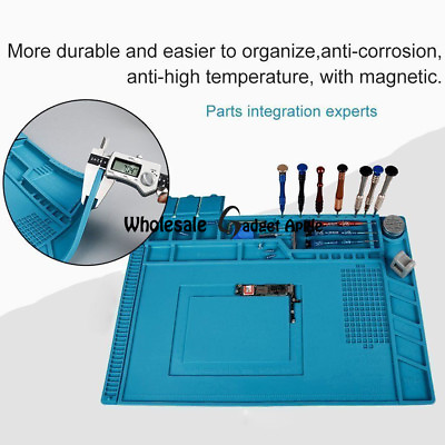 #ad Magnetic Heat Silicone Pad Desk Mat Soldering Repair For BGA Size: 45cm x 30cm $14.75