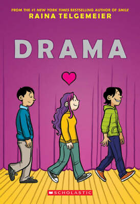#ad Drama: A Graphic Novel Paperback By Telgemeier Raina GOOD $3.94