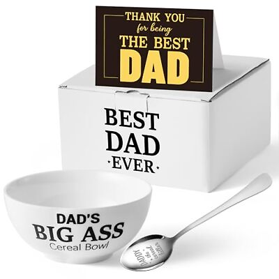 #ad R HORSE Christmas Gifts for Dad Cereal Bowl Gift Fathers Dad’s Father $33.77