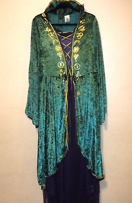 #ad Hocus Pocus Spirit Halloween Women#x27;s Plus 2X Winifred Sanderson Costume Dress $39.99