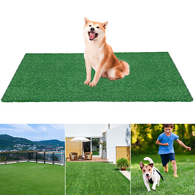 #ad 66x6.6 ft Artificial Grass Turf Mat Pet Dog Synthetic Landscape Fake Lawn Garde $150.49