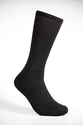 #ad Luxury Men Merino Wool Socks Black 10 PAIR PACK $40.00