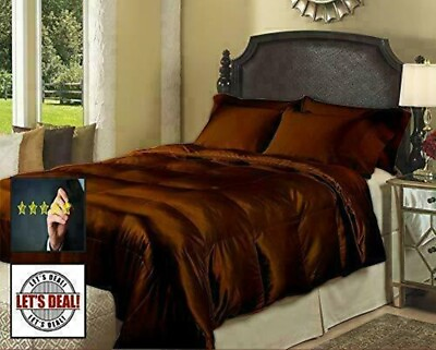 #ad 300 GSM Soft Satin Silk Select Comforter Set 1000 TC Twin Size amp; Solid Colors $170.86