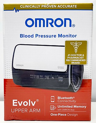 #ad Omron Evolv Wireless Upper Arm Blood Pressure Monitor Sealed NIB BP7000 $49.95