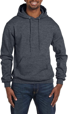 #ad #ad Champion Sweatshirt Hoodie Fleece Eco Moisture Wicking Charcoal Heather Size 2XL $24.00