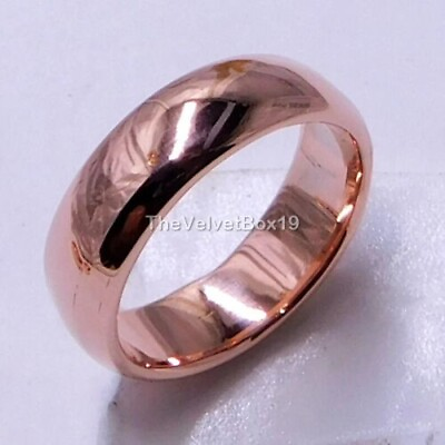 #ad New Arrival Pure Solid Copper Band Men#x27;s Stacking Ring Handmade Making Jewelry $11.99