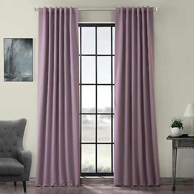 #ad HPD Room Darkening Curtain 50x108 Purple Rain $47.13