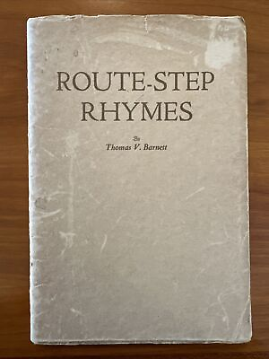 #ad Route Step Rhymes by Thomas V Barnett 1927 Poetry WWI Wartime Poems $60.00