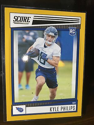 #ad Kyle Philips 2022 Score Gold RC #393 UCLA Bruins Tennessee Titans HOT $4.99