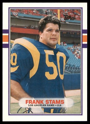 #ad 1989 Topps Traded B Frank Stams #106T RC Los Angeles Rams $1.50