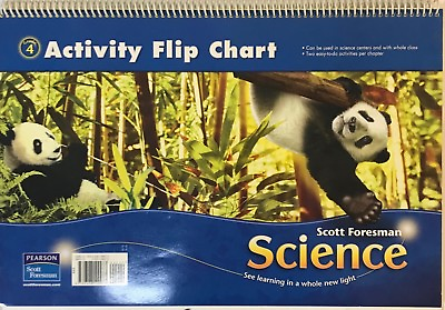 #ad Grade 4 Scott Foresman Science Activity Flip Chart 4th $29.99