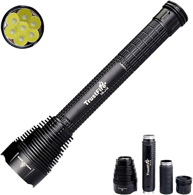 #ad 8000 Lumens Super Bright LED Flashlight Rechargeable 5 Light Modes LED Torch USA $50.59