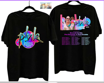 #ad Tour 2023 Summer Pink Carnival Concert Nk T Shirt Fans Singer Music Trustfall $23.99