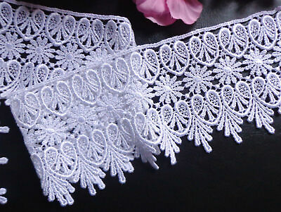#ad Venise Lace 3 3 4 inch wide white color select length $5.69