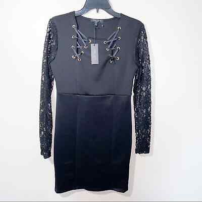 #ad Romeo amp; Juliet Black Long Sleeve Dress Size Medium New $8.99
