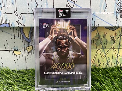 #ad 2023 24 TOPPS NOW LeBRON James 40K Career Points LJ 40K IN HAND Lakers NEW $15.99